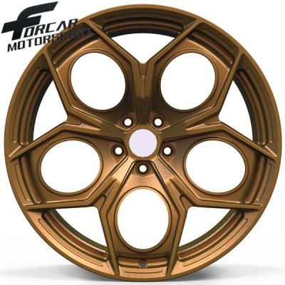 Car One Piece Bronze Customized Forged Alloy Wheel Rims