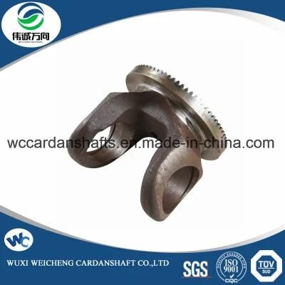 Wuxi Weicheng Brand Cardan Shafts Flange Yokes with Serration