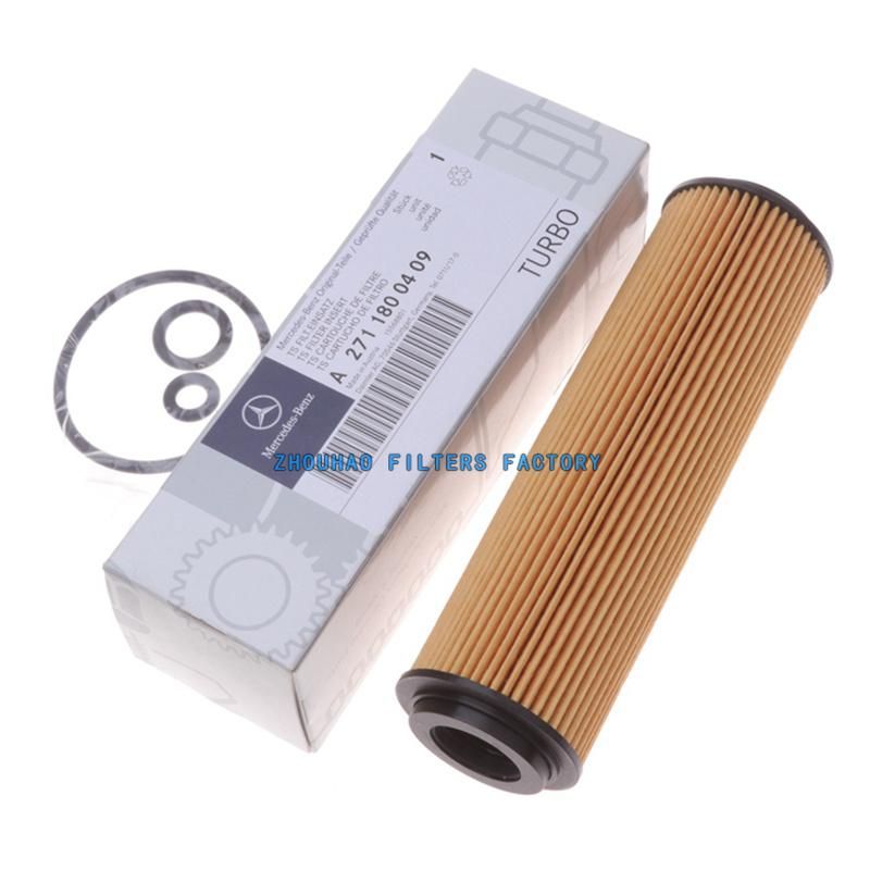 Good Quality From Zhouhao Manufacture Oil Filter Element for  Benz A2711800409 Hu514y