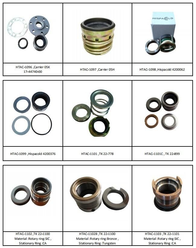 China Supplier F600y Compressor Mechanical Seal