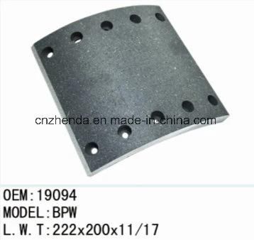 Qinyan Heavy Duty Truck Brake Pads (QY19094)