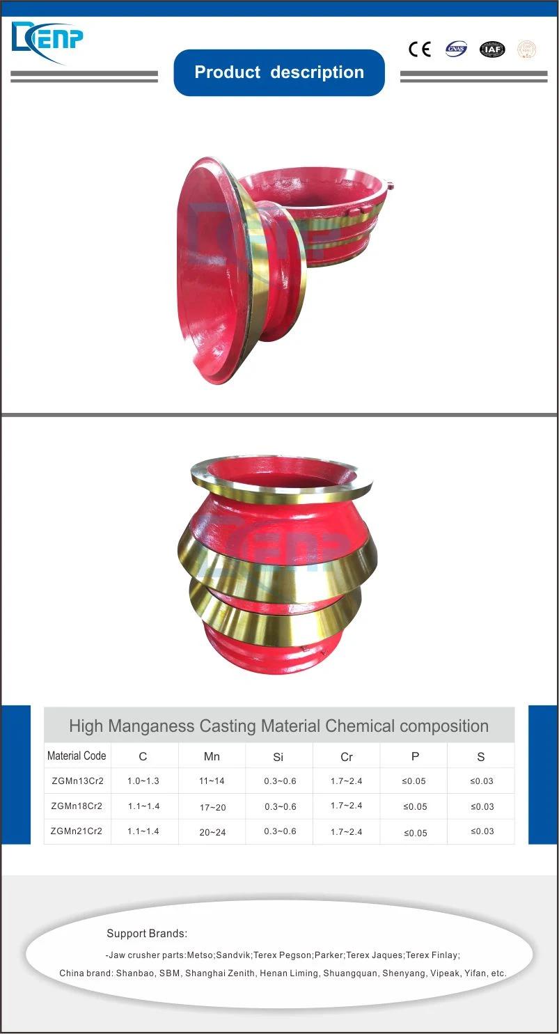 H3800 Cone Crusher Wear Parts Concave and Mantle Is Most Popular