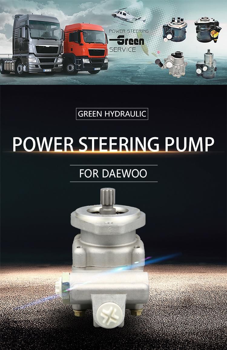 Hot Sale Genuine Vehicle Hydraulic Power Steering Pump for Tata Daewoo3433300300 34333-00300 7685955776 3433300300