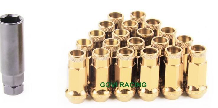 M12X1.5/1.25 Aluminum Alloy Car Wheel Lug Nuts Bolts