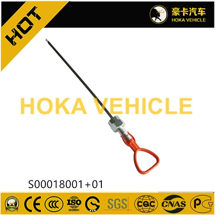 Diesel Engine Spare Parts Lubricating Oil Dipstick S00018001+01 for Sdec Power Engine