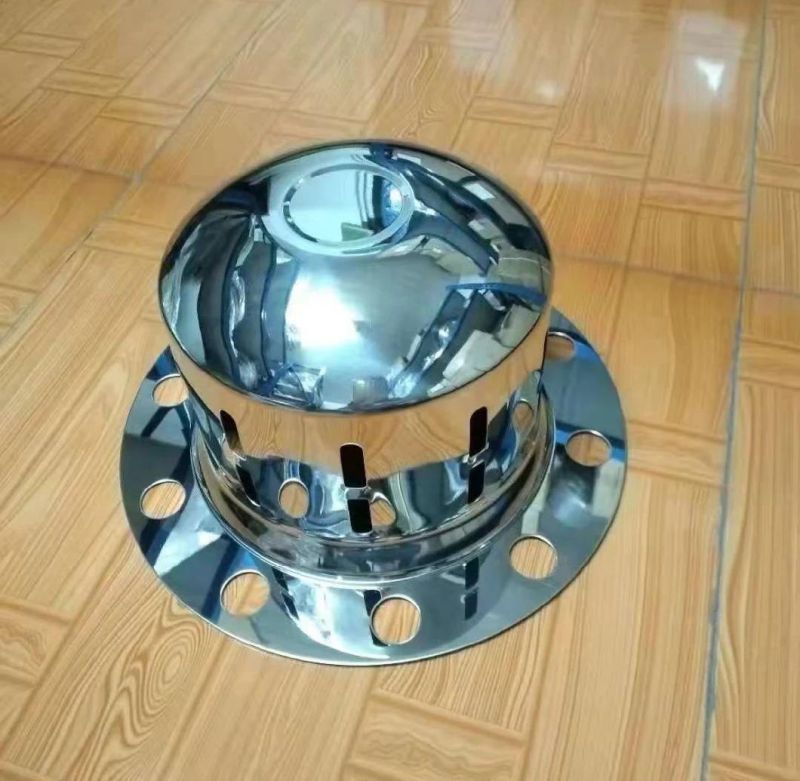 Rear Covers Steel Stainless Wheel Axle Cover for European Trucks 22.5′′ Size Rear Axle Cover for European Trucks