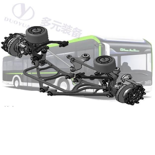 Front and Rear Assemblies Double Decker Super Luxury Coach Low Floor Suspension and Assembly Axles Car Axle Assembly