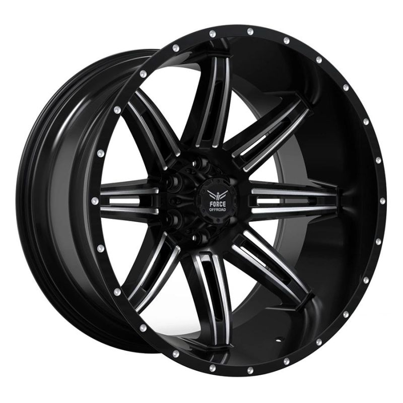 High Load Us Design Offroad Rim 22X12 Black Milled