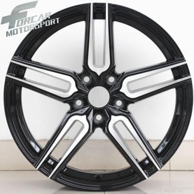 2020 New Design Black Machine Face Alloy Car Wheel Factory Price