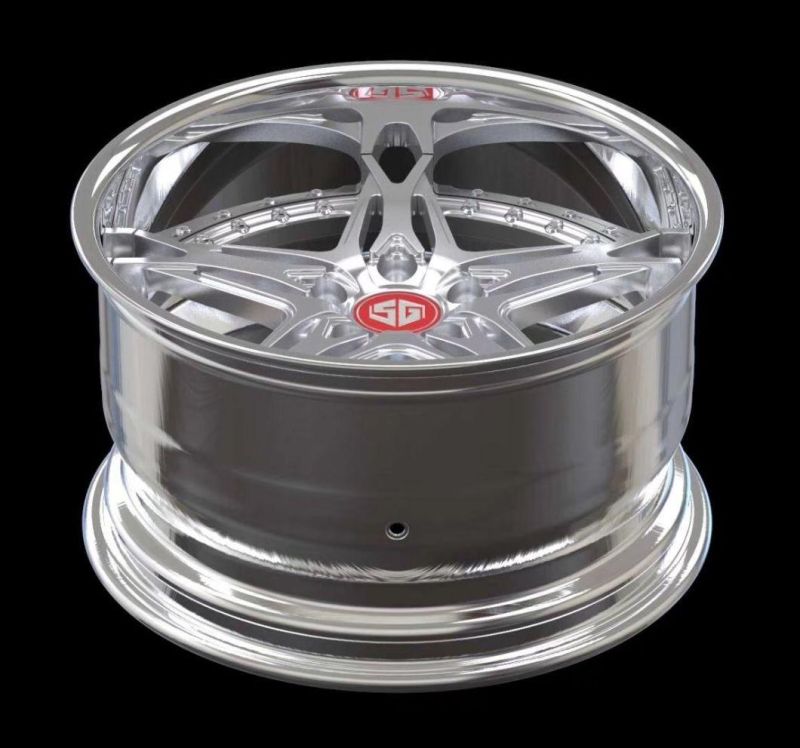 2 Piece Forged Aluminum Alloy Wheel Customized