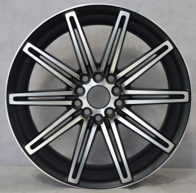 15 Inch Jwl Certificated Black Machine Face Mag Alloy Car Wheels for Racing Cars Vossen Rims