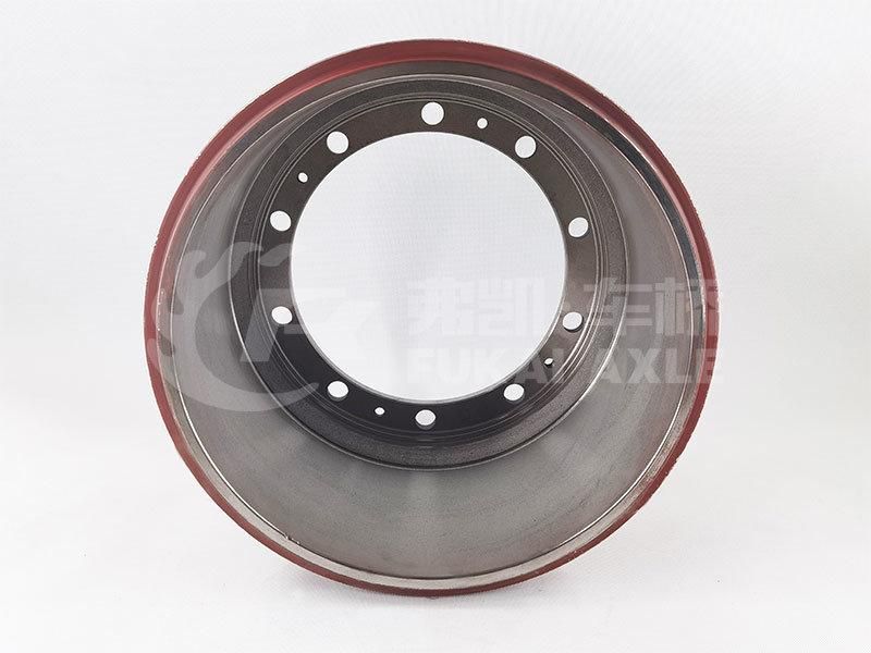 81.50110.0144 Rear Brake Drum Reinforced Heavy Weight for Shacman Delong Truck Spare Parts