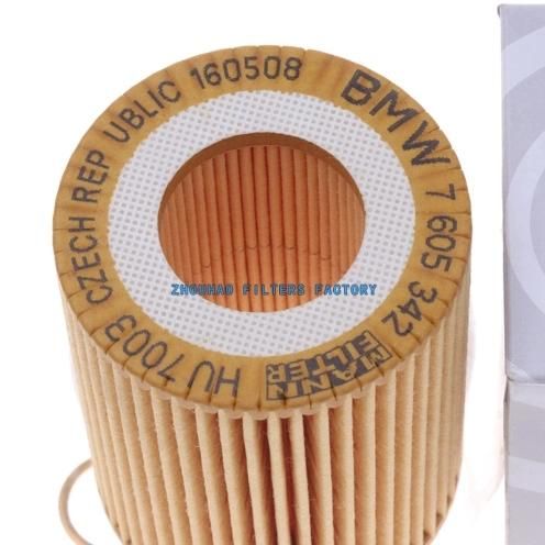 11427605342 11427611969 11427635557 High Efficiency Pleated Oil Filter Factory for BMW 3 Touring