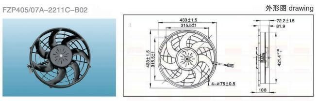 Condesation Fan for Vehicles