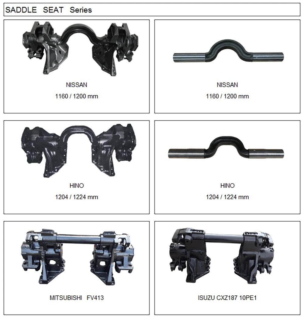 Trunnion Spring Saddle Seat Balance Bracket Groove Width: 80mm for Hino Heavy Truck