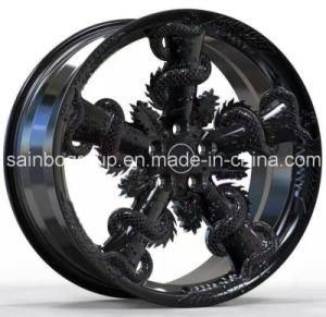 2016 Popular Design, Deep Lip Machine Face/Lip Alloy Wheel