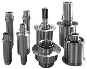 High Precision Tractor Steering Motor Transmission Shaft CNC Turning Metal Machining Spline Flexible Shaft