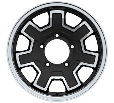 Alumilum Alloy Wheel Rims 15/16 Inch 5/6X139.7 Black Concave/Mesh Design Professional Manufacturer for Passenger Car Tire Wheel