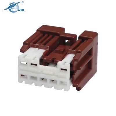 8p Brown Female Cable Connector for Car Power Window System