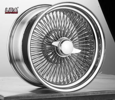 13-22 Inch Luxury Vintage Old Car Wire Wheel Spoke Wheel Steel Wheel for Dodge Ford Chev GM