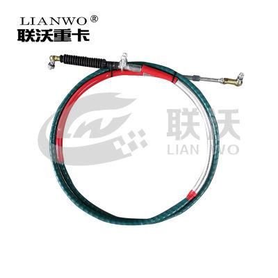 Sinotruk HOWO A7 Truck Shacman F2000 F3000 M3000 Wd615 Wd618 Wd12 Weichai Gearbox Parts Wg9725240111 Gear Selector Cable