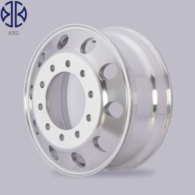 8.25X22.5 22.5 Inch Grantee for 3 Years Polished Tubeless Aluminum Alloy Truck Bus Trailer Forged Wheel Rim