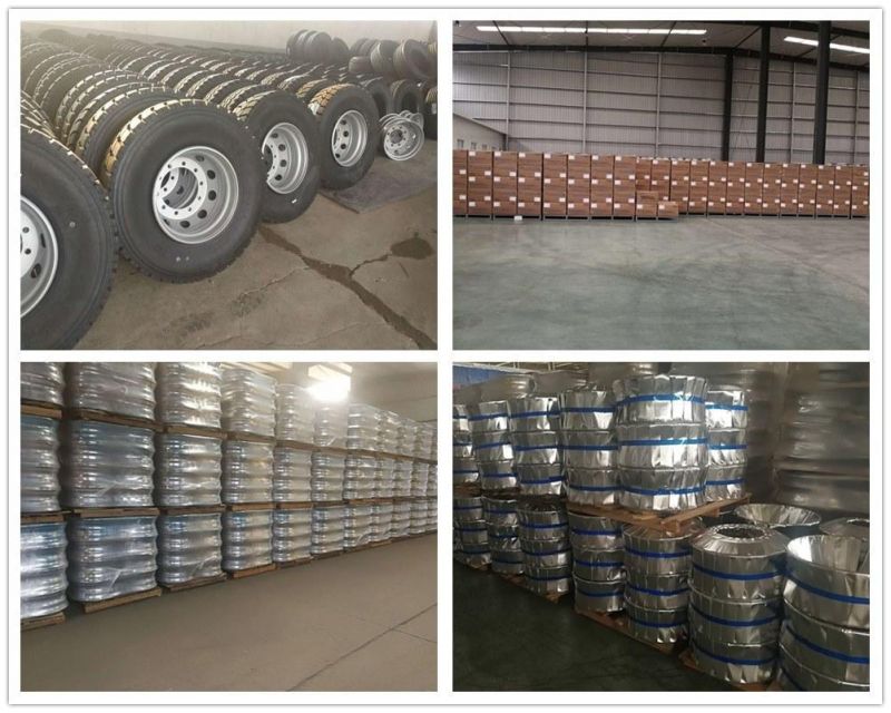 14X19.5 Truck Dump Trailer Heavy Duty OEM Brand Shaped Wheels for Europ Market Steel Wheel Rim