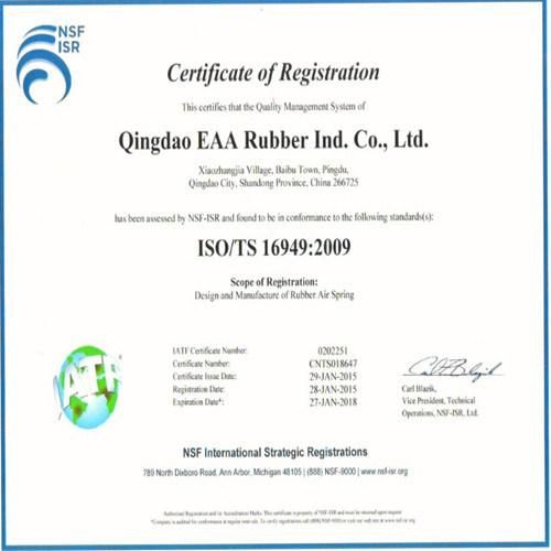 Eaa Rubber Air Spring E9781