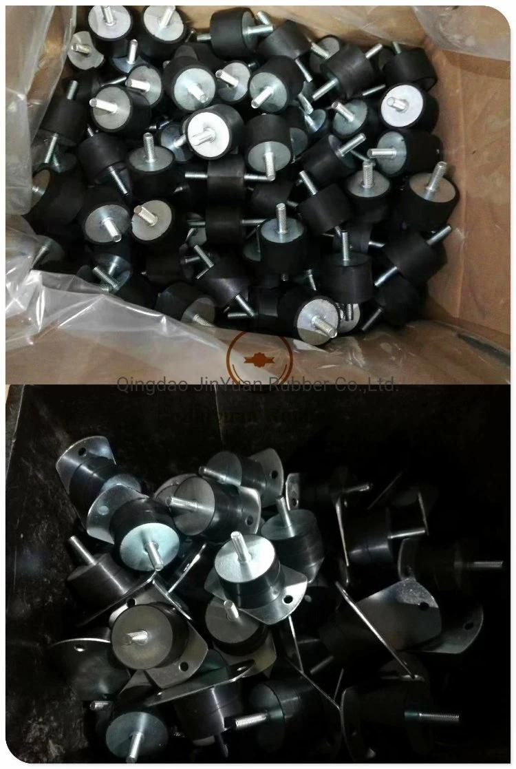 Rubber Shock Absorber Mounts, Rubber Cylindrical Vibration Isolation Mount, Rubber Anti-Vibration Isolator Buffer