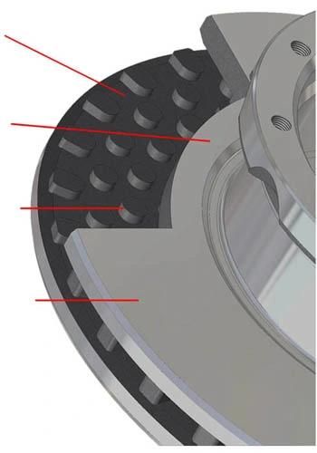 ECE R90 Brake Disc 9434210312 9434210412 A9434210312 for MB Actros Atego Axor