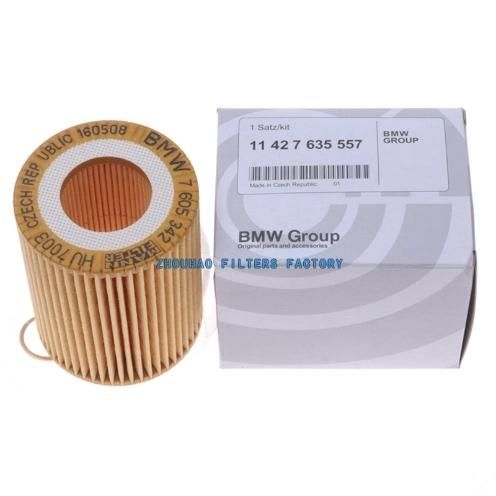 11427605342 11427611969 11427635557 High Efficiency Pleated Oil Filter Factory for BMW 3 Touring