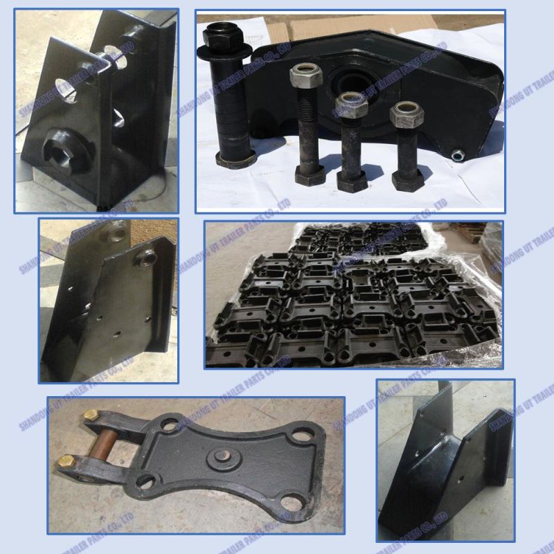 Germany Type Mechanical Suspension Three Axle / Tridem Overlung / Underslung with Leaf Spring