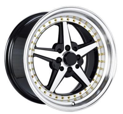 17inch Rivets 5spokes Alloy Wheel Replica