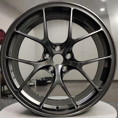 1 Piece Forged T6061 Alloy Rims Sport Aluminum Wheels for Customized Mag Rims Alloy Wheelst6061 Material with Hyper Black for BMW