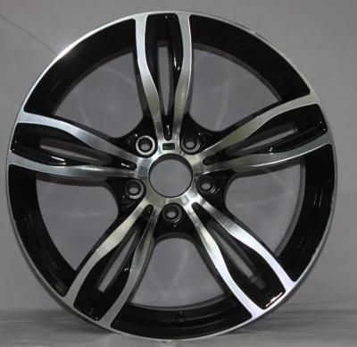 14 Inch 14X6 Black Machine Face Rim 5X100 Hot Selling Style CB 57.1 Car Wheels