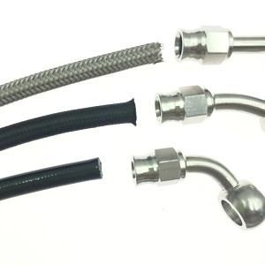 Brake Line One Piece Auto Parts Stainless Steel Brake Hose Banjo Fittings