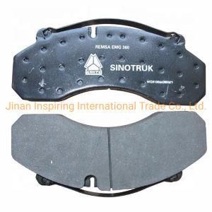 Sinotruk HOWO Truck Parts Brake Pad Wg9100443050