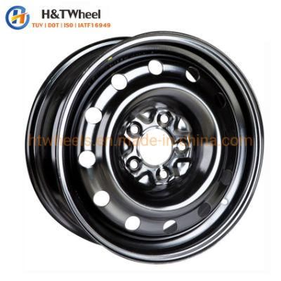 H&T Wheel 675706 Popular Design 16X6.5 PCD 5X114.3 16 Inch Passenger Car Steel Wheel Rim