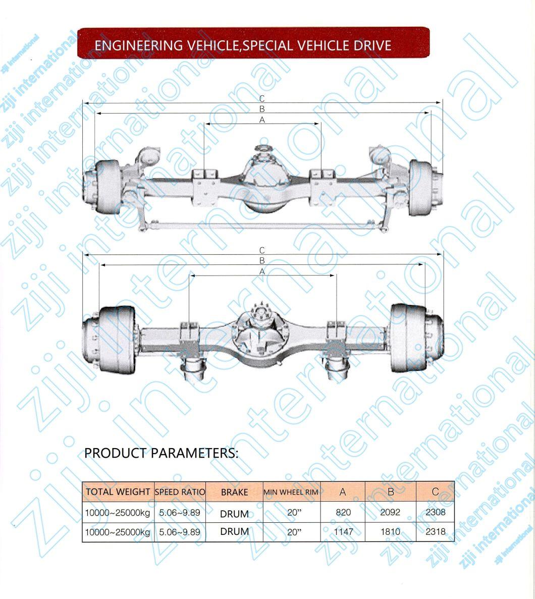 Special Vehicle Drives Axle Steering Axle Drive Axle Steering Through Drive Axle Steering Drive Axle Through Axle Rigid Axle Drive Axle