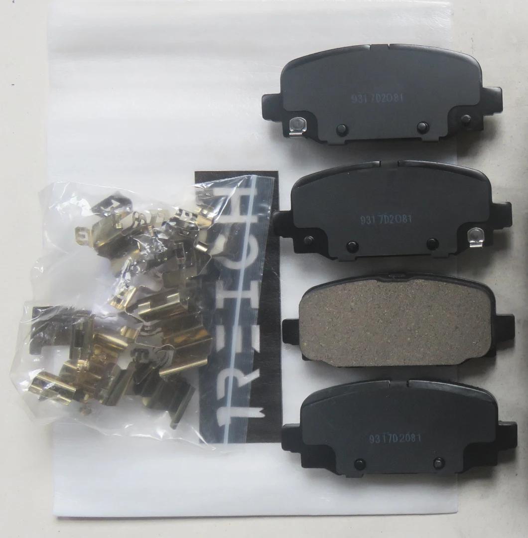 Car Accessories Supplier Auto Parts Manufacturer Car Brake Pads No Noise Performance Good Quality Car Brake Pads D2081-9317 for Toyota BMW Benz Jeep 