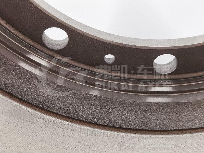 81.50110.0144 Rear Brake Drum Reinforced Heavy Weight for Shacman Delong Truck Spare Parts