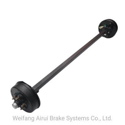 Car Accessories 2500-3500 Kg Lbs 50mm Free Length Square Unbraked Drop Axle for Boats Cars Trailer