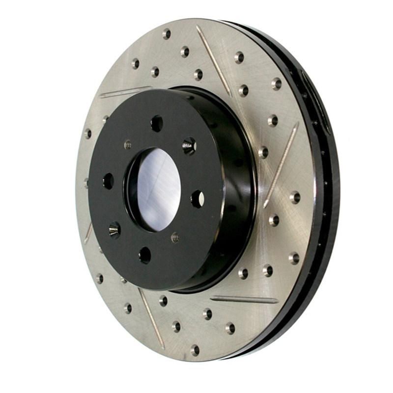 Modified Drilled Holes and Slotted Lines Coated Colors Brake Automobile Parts Brake Rotor Brake Disc for VW Car