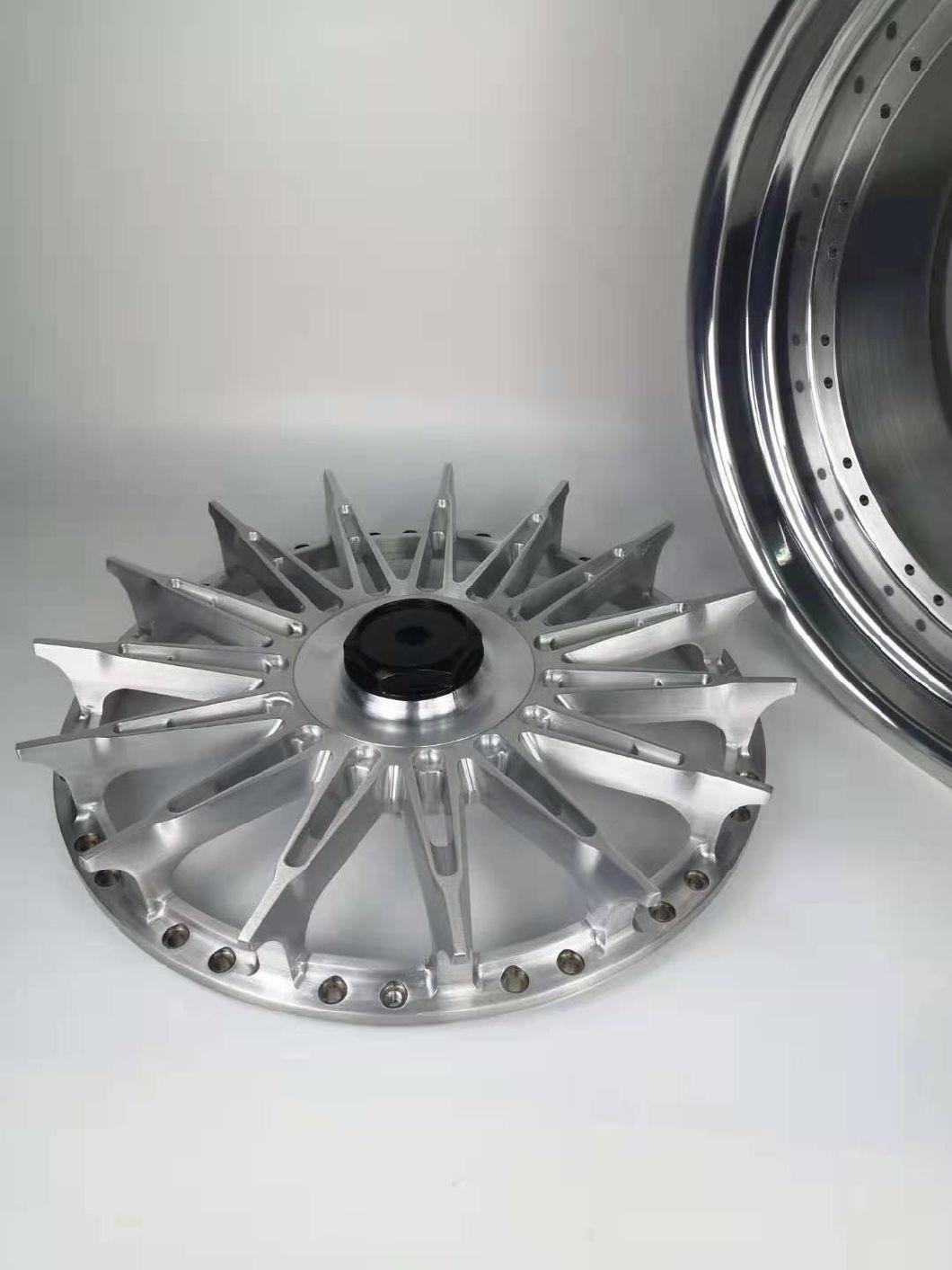 Aluminum Alloy Wheels Manufacturer Customized 18-22 Inch Wholesale Passenger Car 5/6 Spoke Wheels, Suitable for Luxury off-Road Vehicles