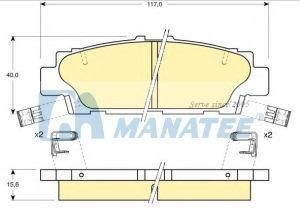 Brake Pads for Toyota Lexus 1992 Ls400 (04466-50070/D488)