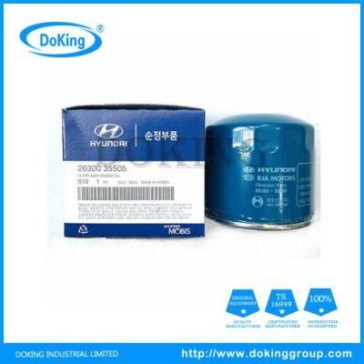 High Quality Oil Filter 26300-35505 Hyundai and KIA Auto Parts