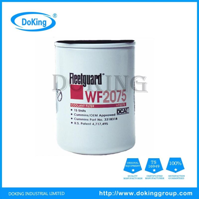 Best Price Auto Parts Coolant Filter Wf2075 for Excavators