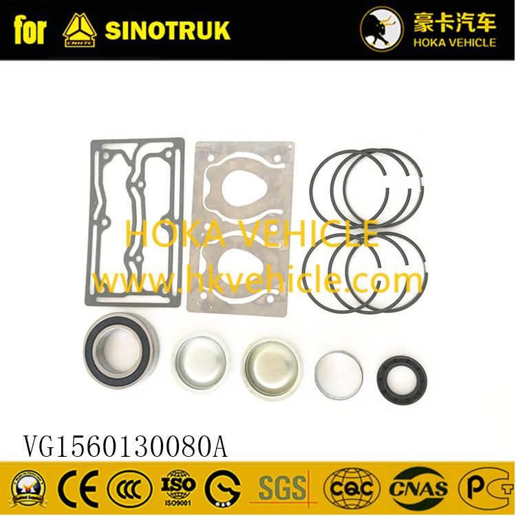 Original Sinotruk HOWO Truck Spare Parts Air Compressor Repair Kit Vg1560130080A