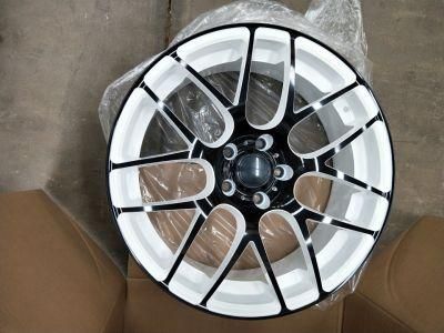 Manufacturer Wholesale 20X8.5 Inch White Black Face Wheels Rims