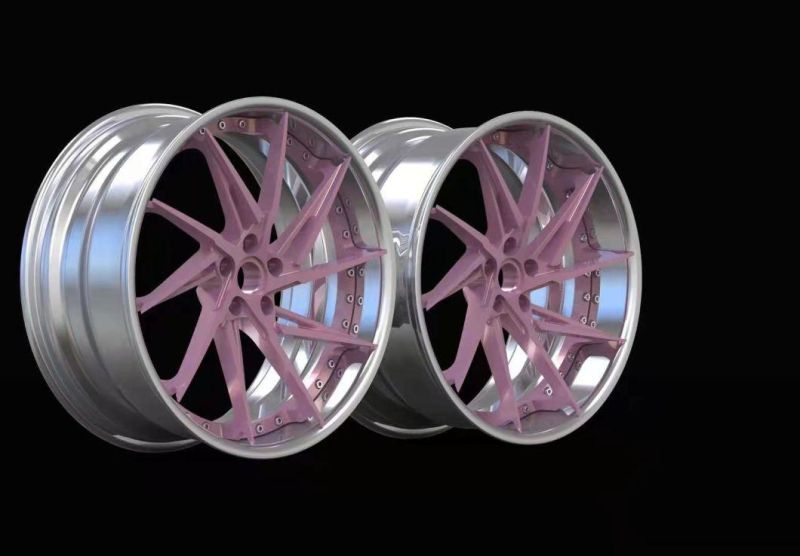 Forged Aluminum Alloy Car Wheels-Split Rims and Spokes 16 Inches -24 Inches